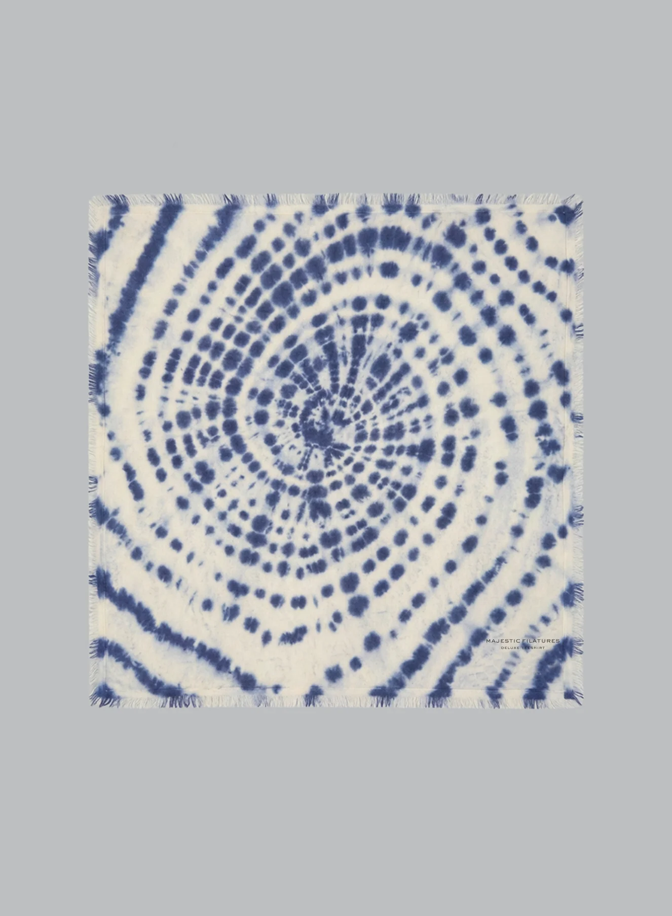 Bandana Améthyste Tie-dye en Cachemire - Image 4