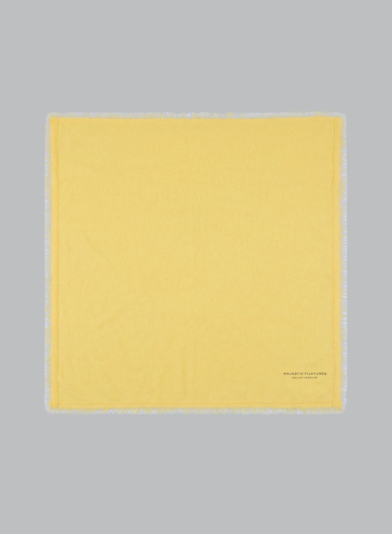 Bandana Jaune en Cachemire - Image 5