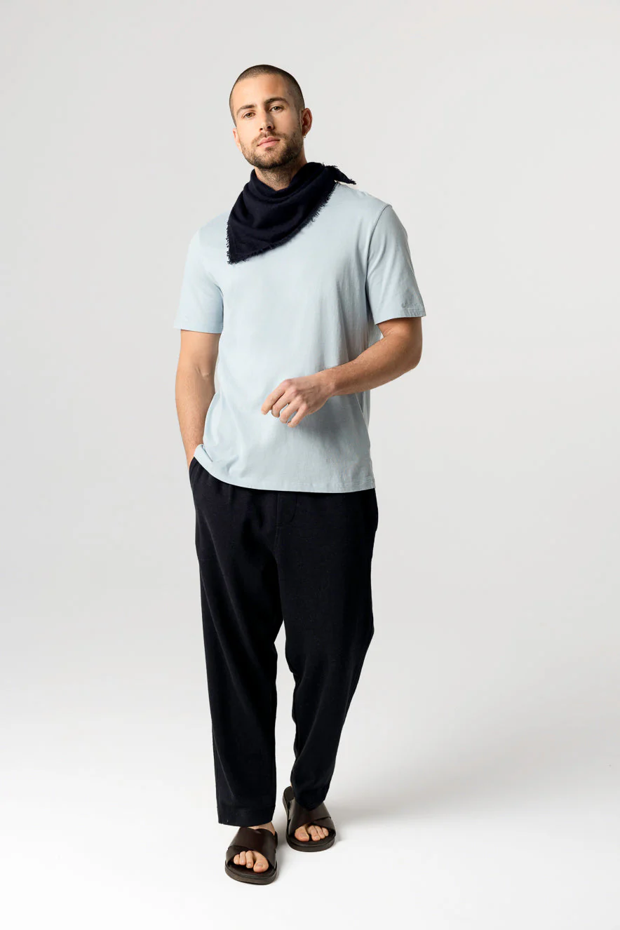 Bandana Marine en Cachemire - Image 4