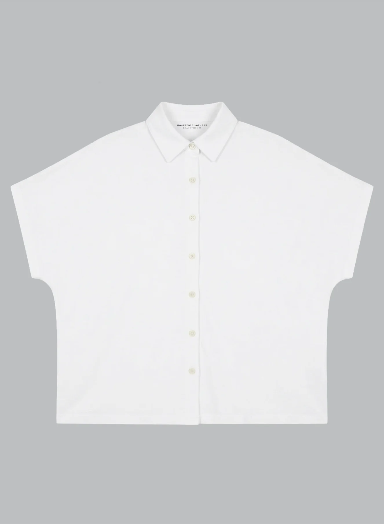 Chemise Cream Manches Courtes en Viscose / Elasthanne - Image 7