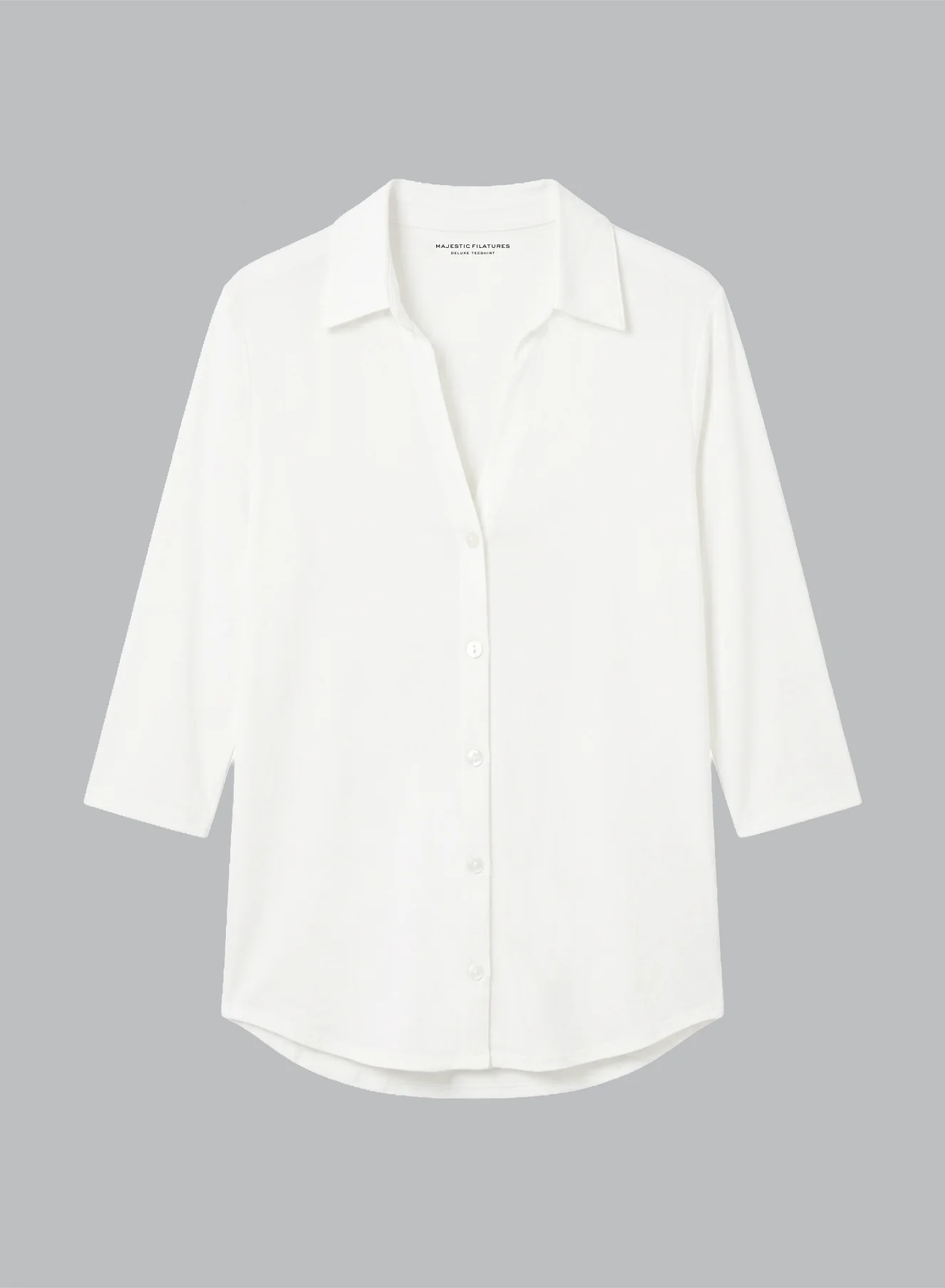 Chemise Crème Manches Trois quarts en Viscose / Élasthanne - Image 6