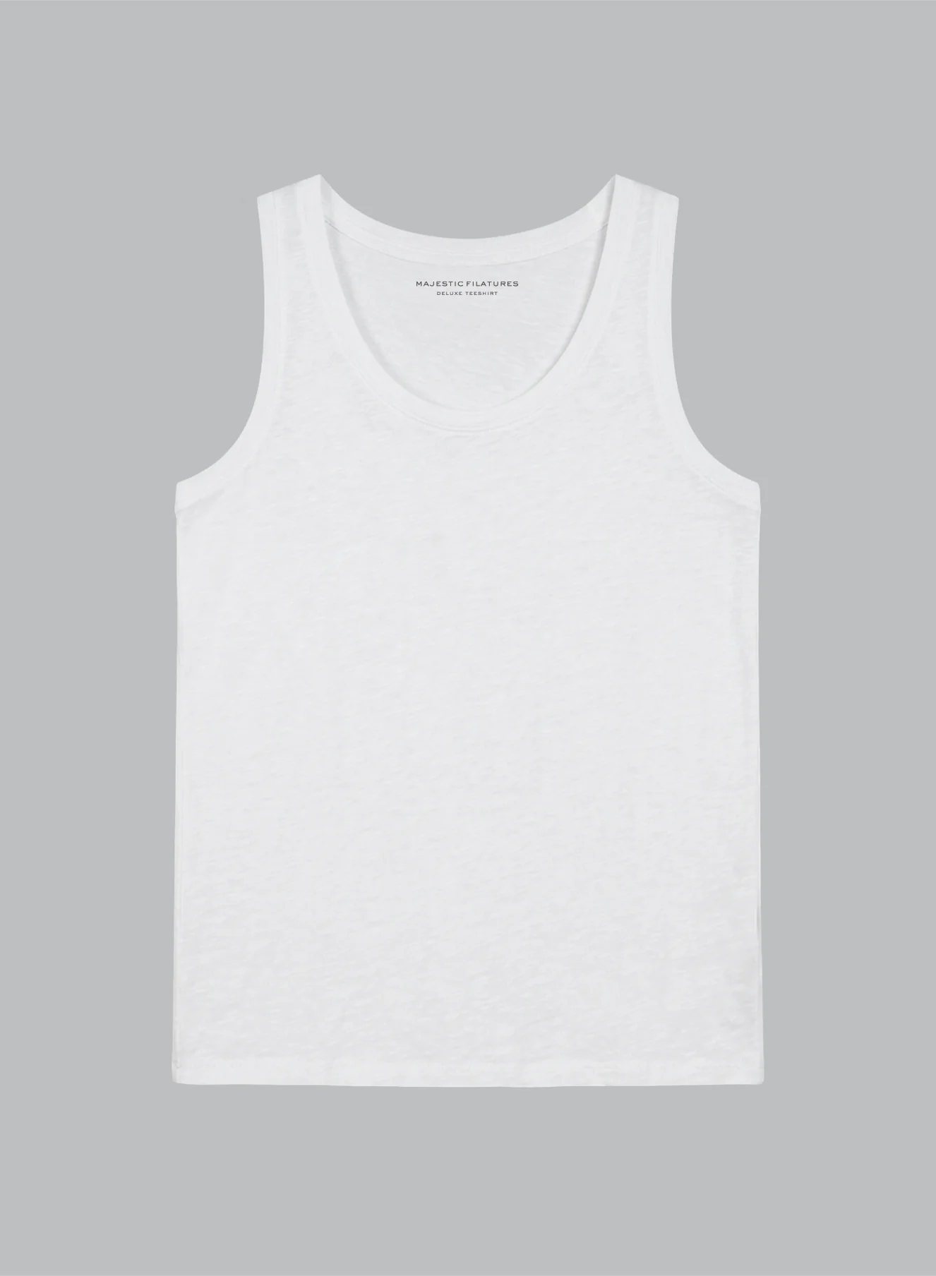 Débardeur Blanc Col U - Image 7