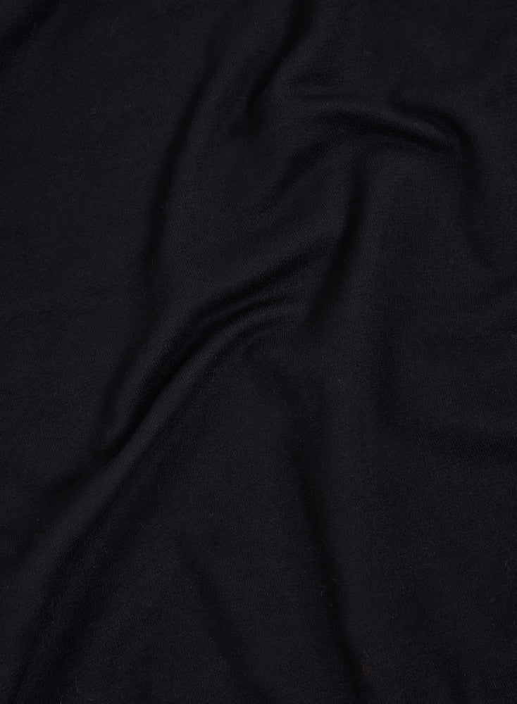 Débardeur Noir Col U Sans Manches en Viscose / Élasthanne - Image 10