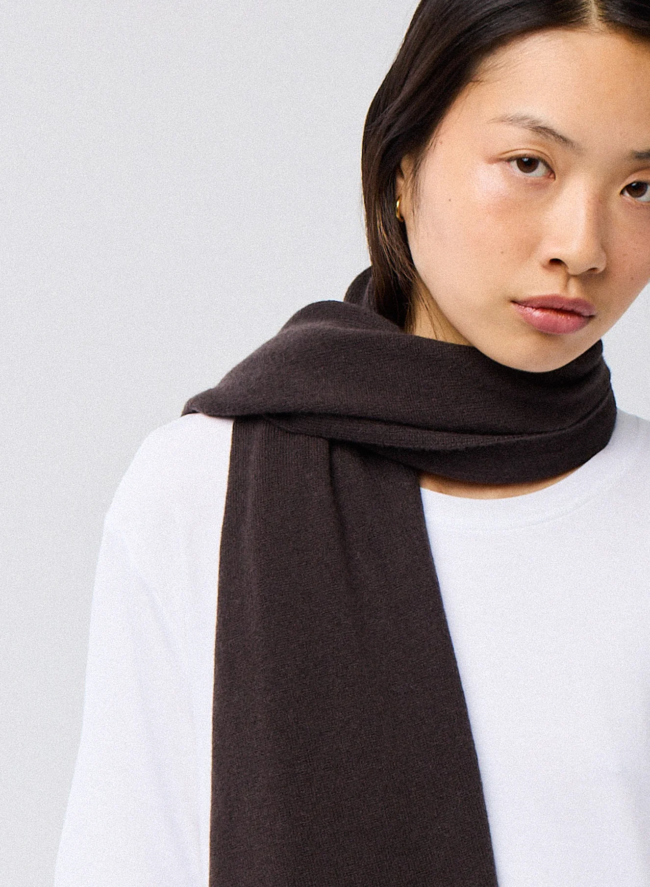 Echarpe Marron en Cachemire - Image 3