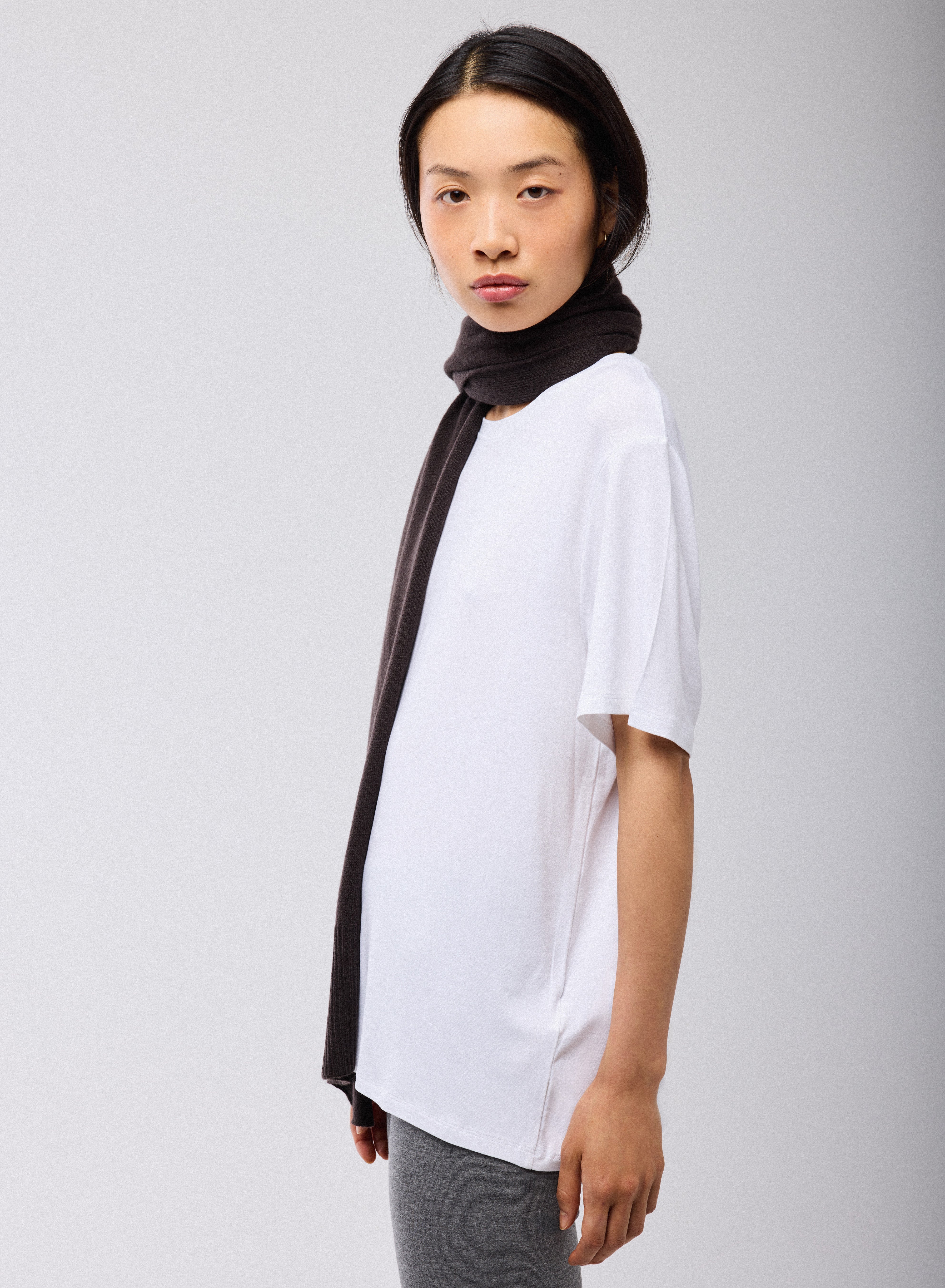 Echarpe Marron en Cachemire - Image 5