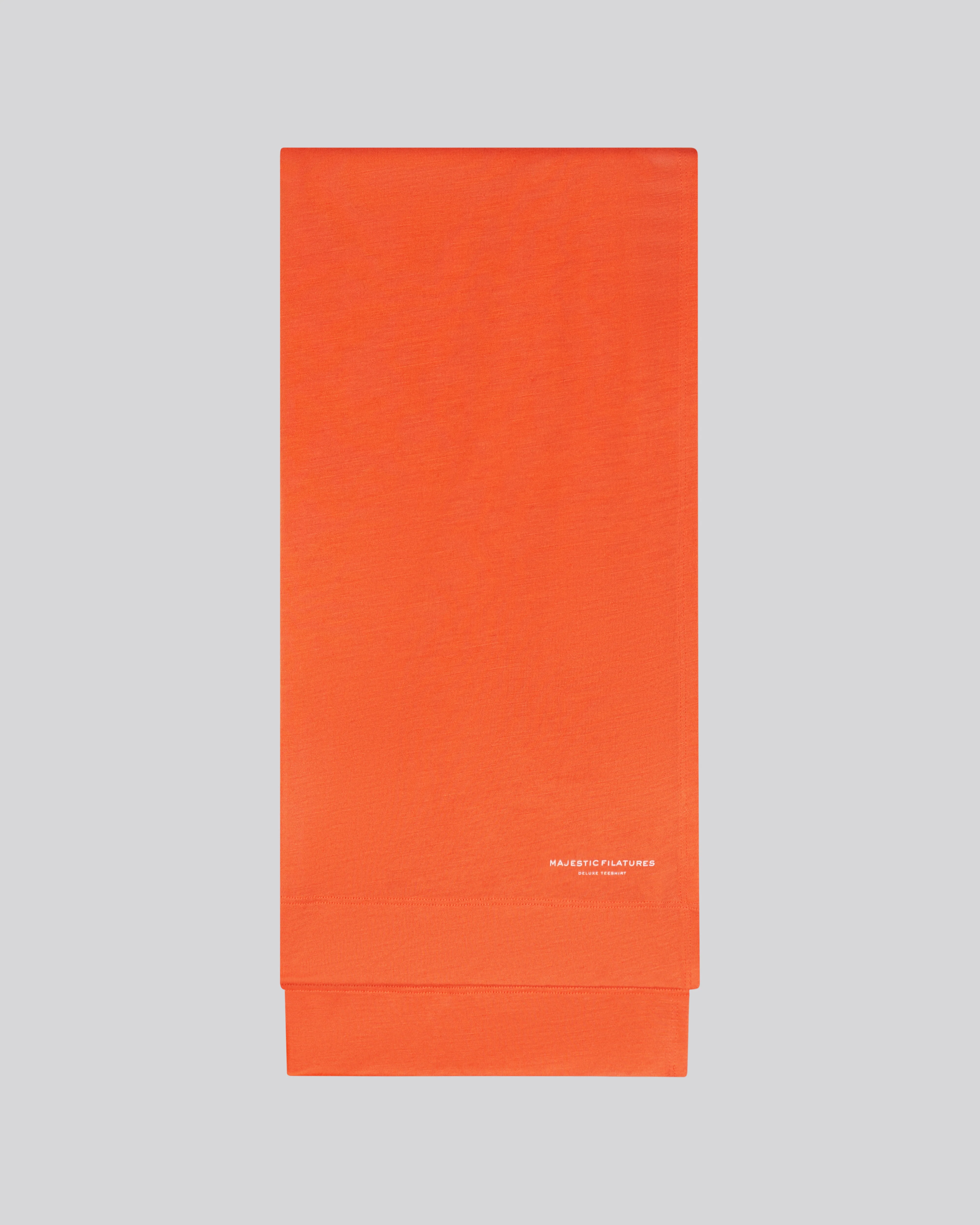Echarpe Orange en Viscose / Cachemire - Image 6