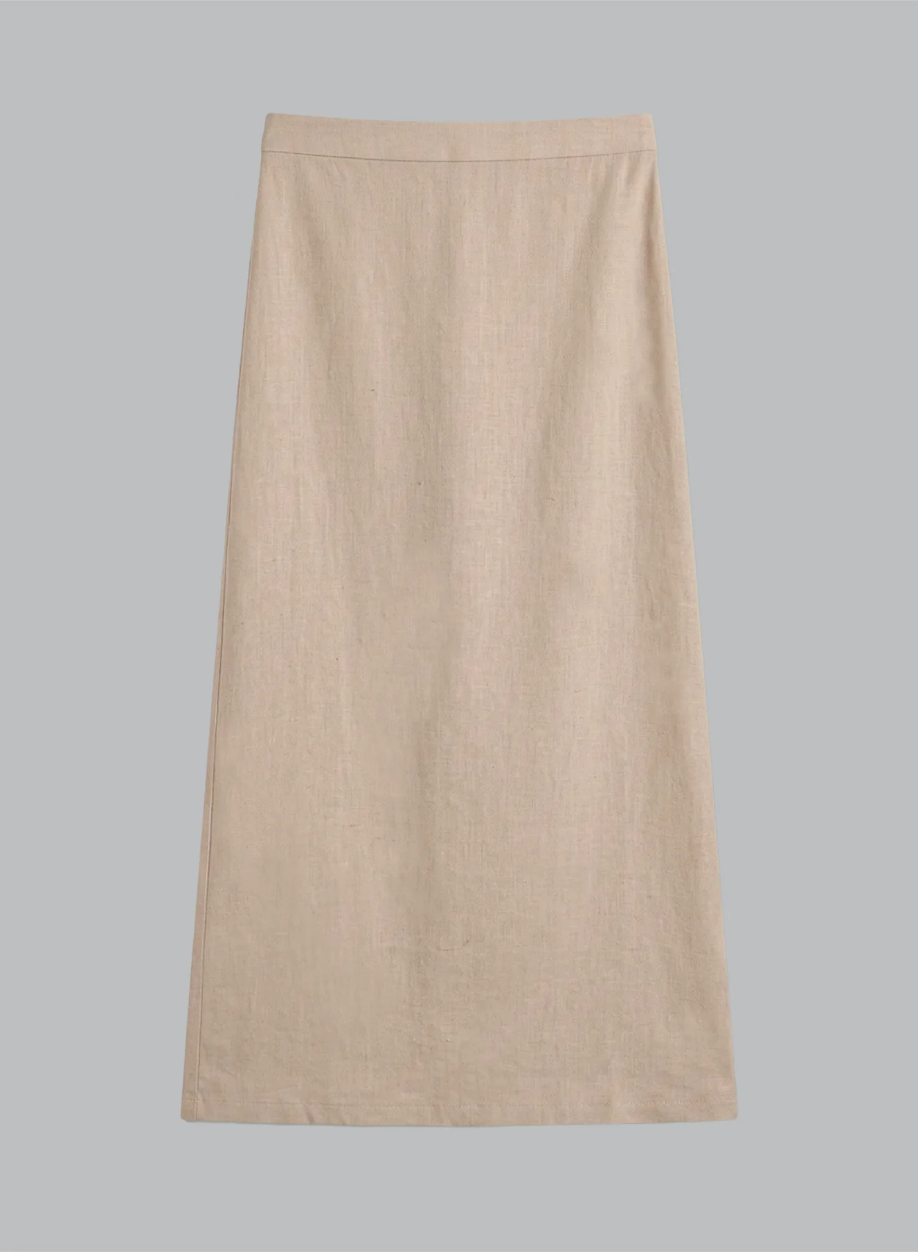 Jupe Beige en Lin / Elasthanne - Image 6