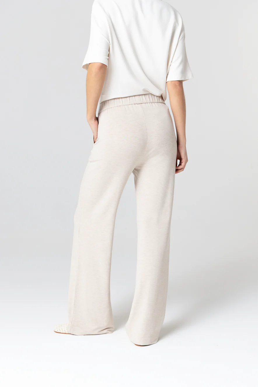 Pantalon Beige en Viscose / Elasthanne - Image 3
