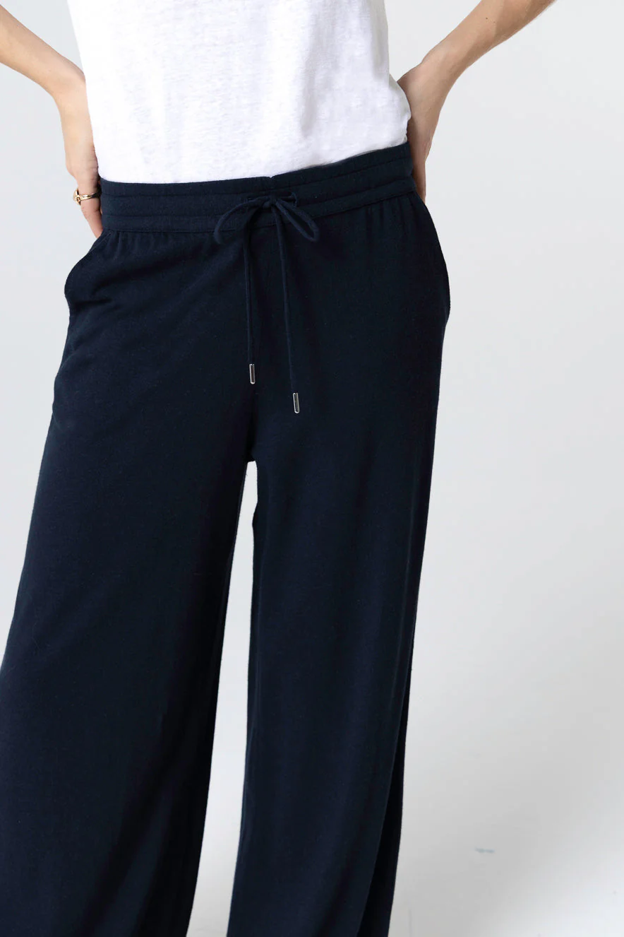 Pantalon Marine en Coton / Lin - Image 5