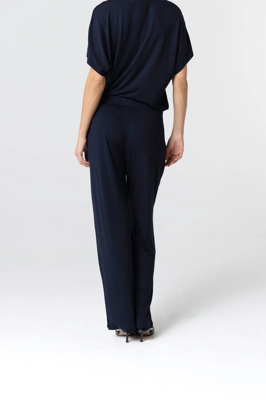 Pantalon Marine en Viscose / Elasthanne - Image 3