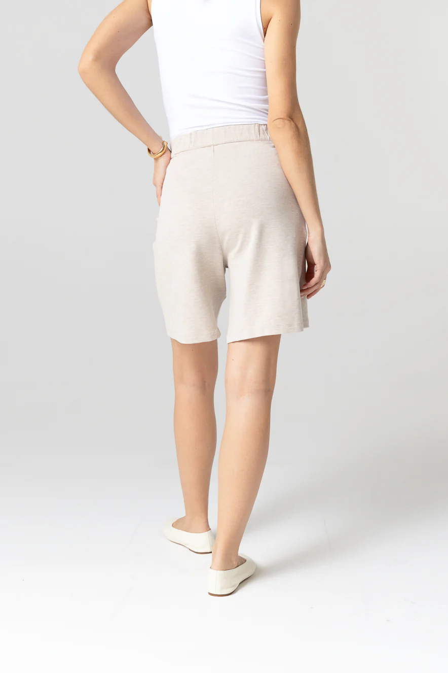 Shorts Beige en Viscose / Elasthanne - Image 3