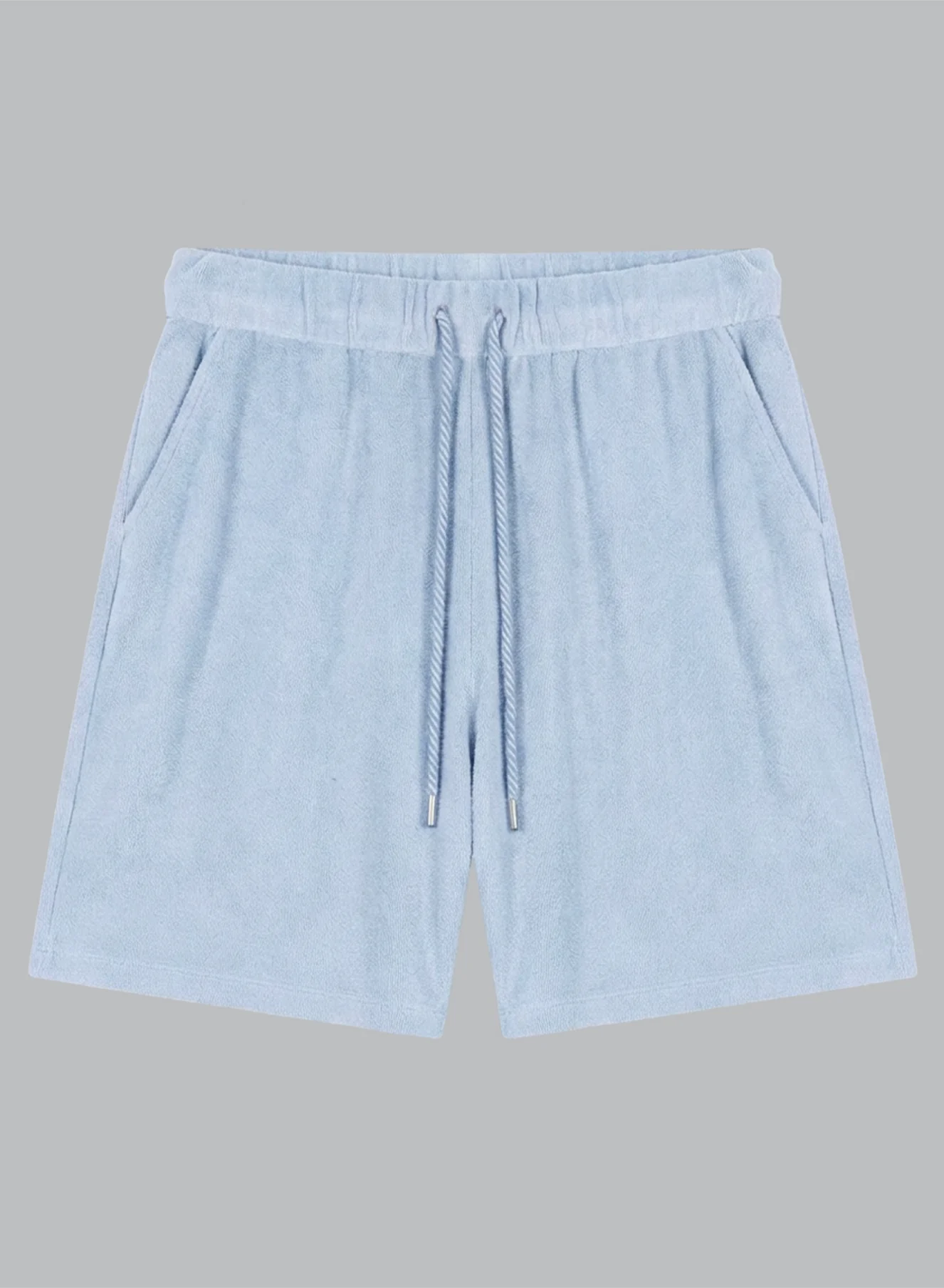 Shorts Bleu Clair en Coton Organique / Polyamide - Image 5