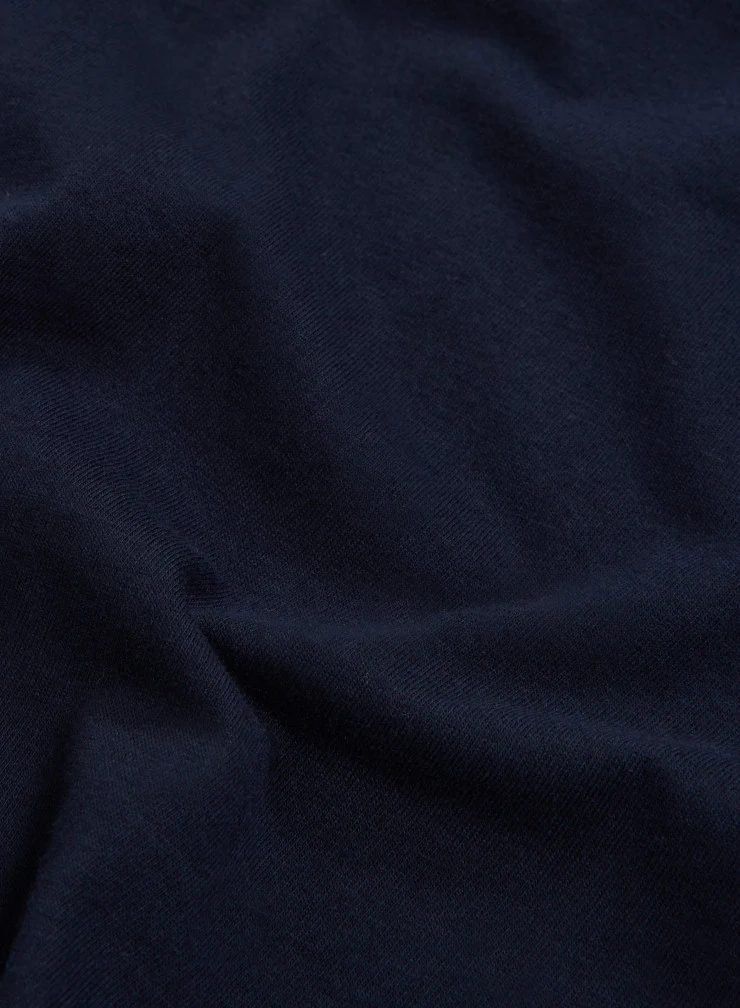 T-shirt Marine Julien Col Rond Manches Courtes en Deluxe Coton - Image 6