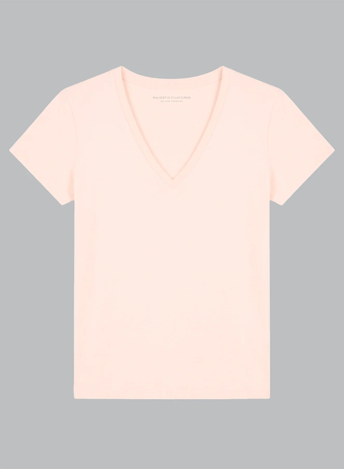 T-shirt Pétale Julia Col V Manches Courtes en Coton Organique - Image 8